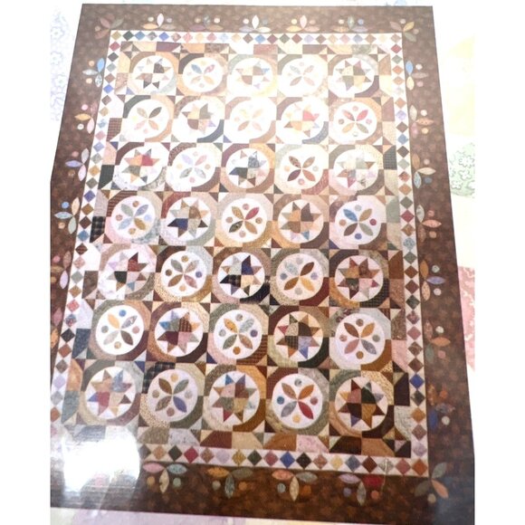Stardust Serenade Quilt Pattern  59" X 74" Patchwork & Applique Design - Picture 1 of 3